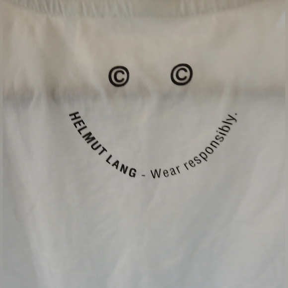 Helmut Lang Women's T-Shirt. Size L - Picture 4 of 4